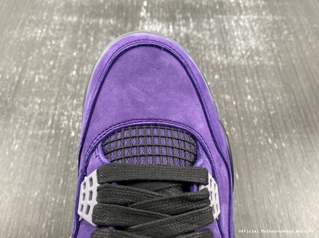 Official Maikesneakers Travis Air Purple Suede x 4 Jordan Scott 0816